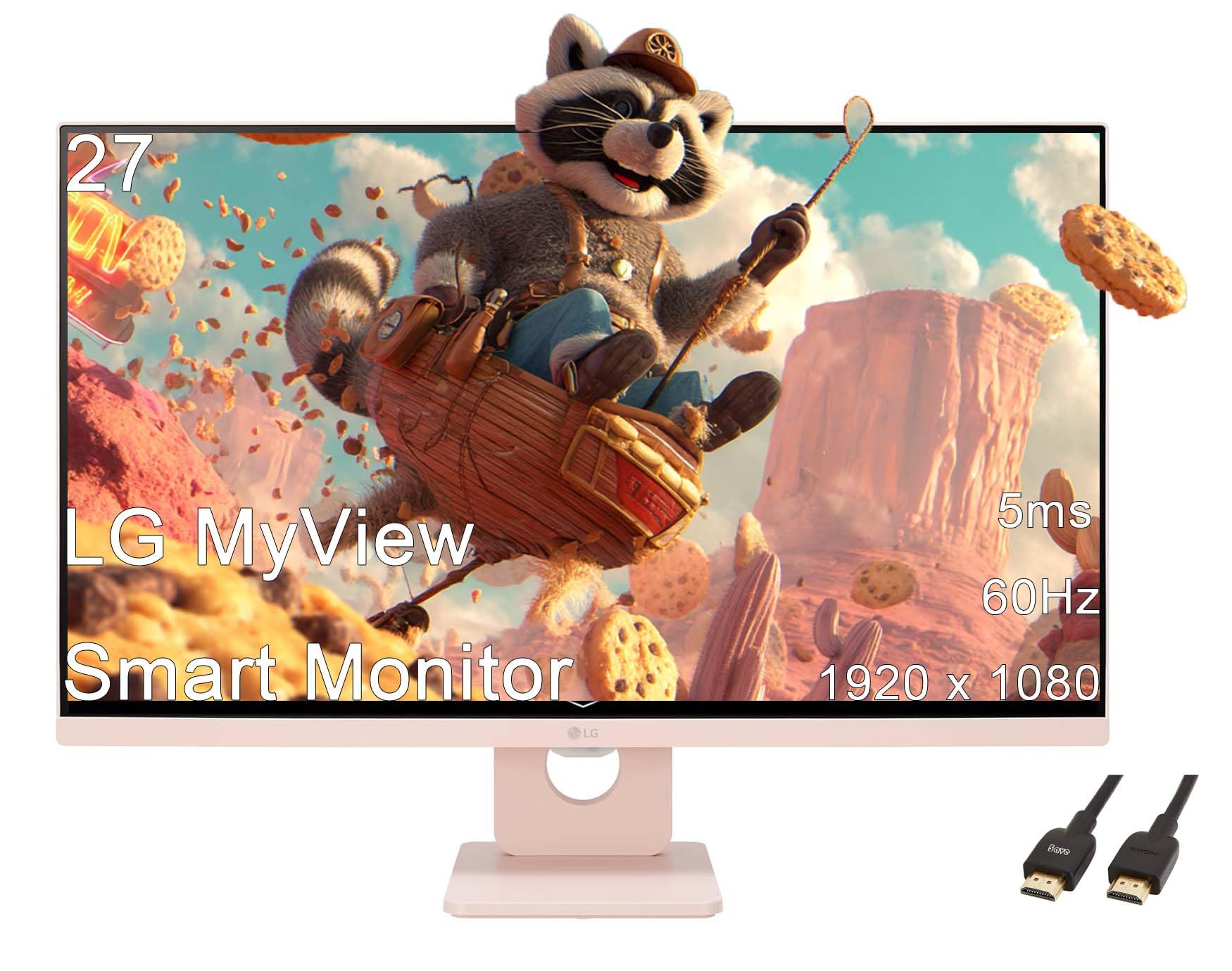 Amazon.com: LG 27 MyView Smart Monitor, FHD IPS, WebOS 23